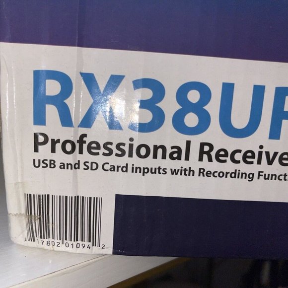 Technical Pro 1000W Stereo Receiver with USB & SD Card Inputs, Black, RX38UR New - Picture 4 of 6